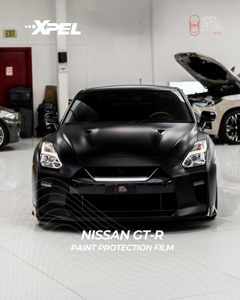XPEL Stealth PPF installation on GTR 