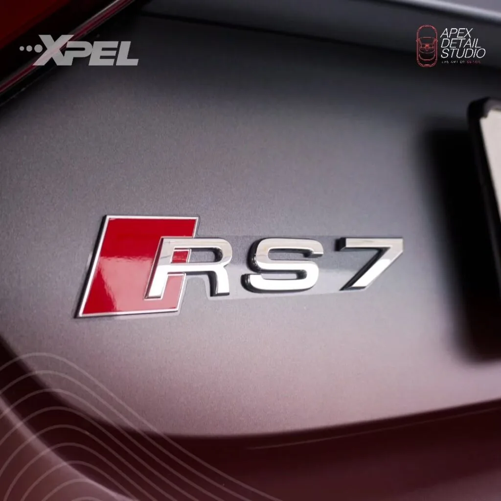 Audi RS and R8 XPEL PPF installation detail at Apex Detail Studio