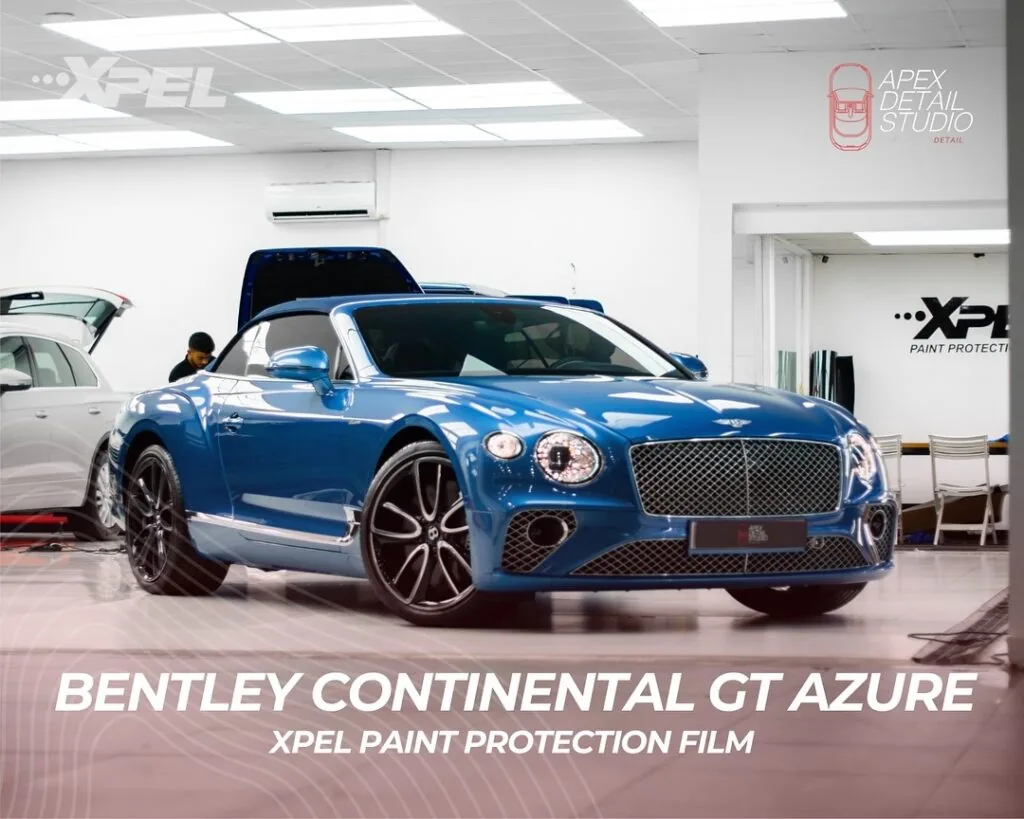 Bentley full-body protection at Apex Detail Studio Dubai