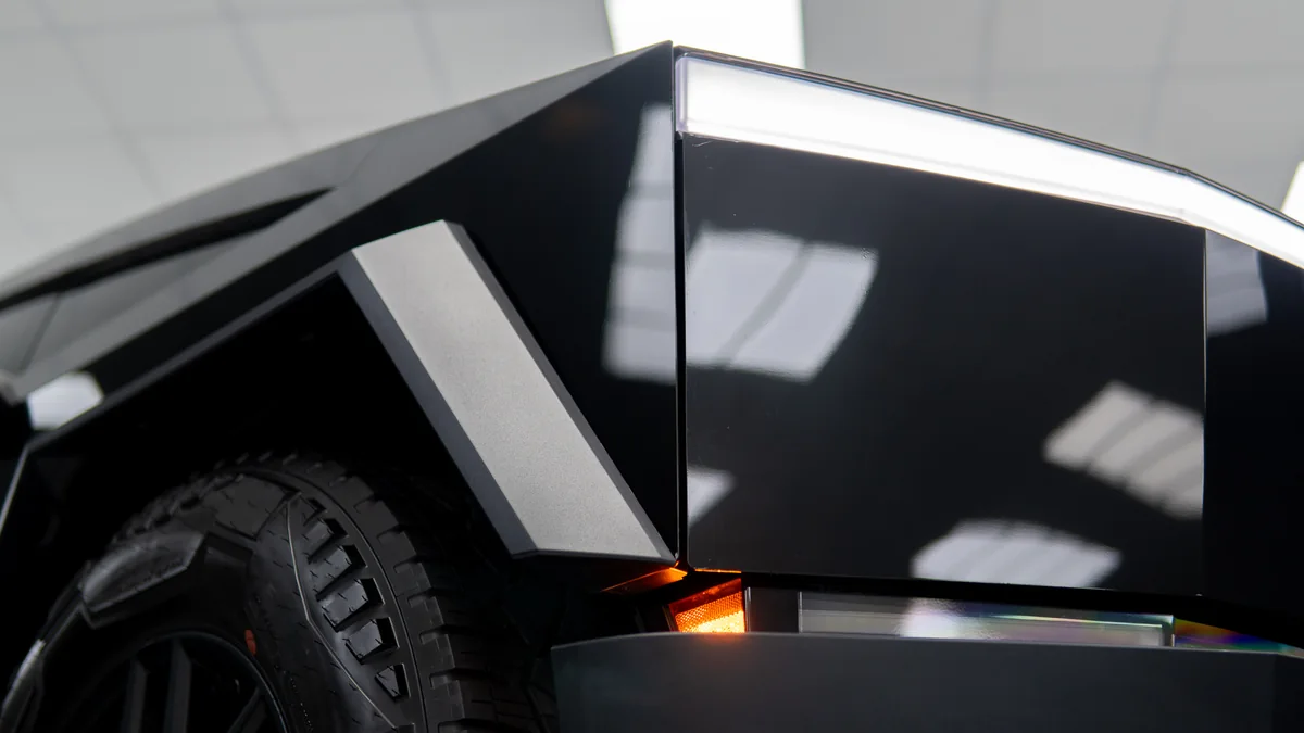 Tesla Cybertruck edge and surface detail at Apex Detail Studio