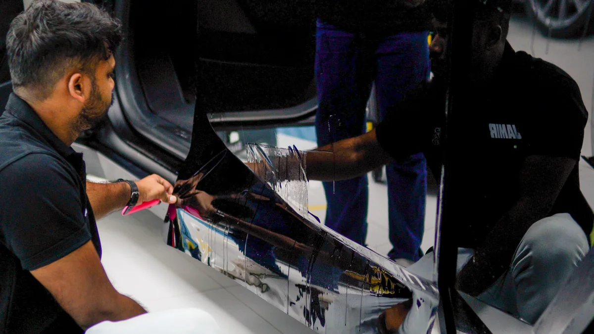 Tesla Cybertruck PPF: align and fit at Apex Detail Studio
