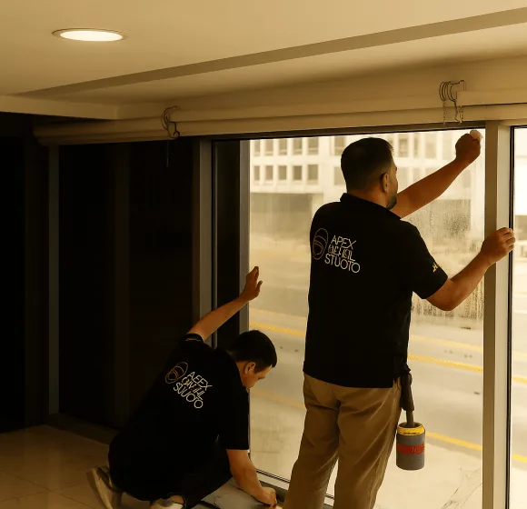 Home tint installation