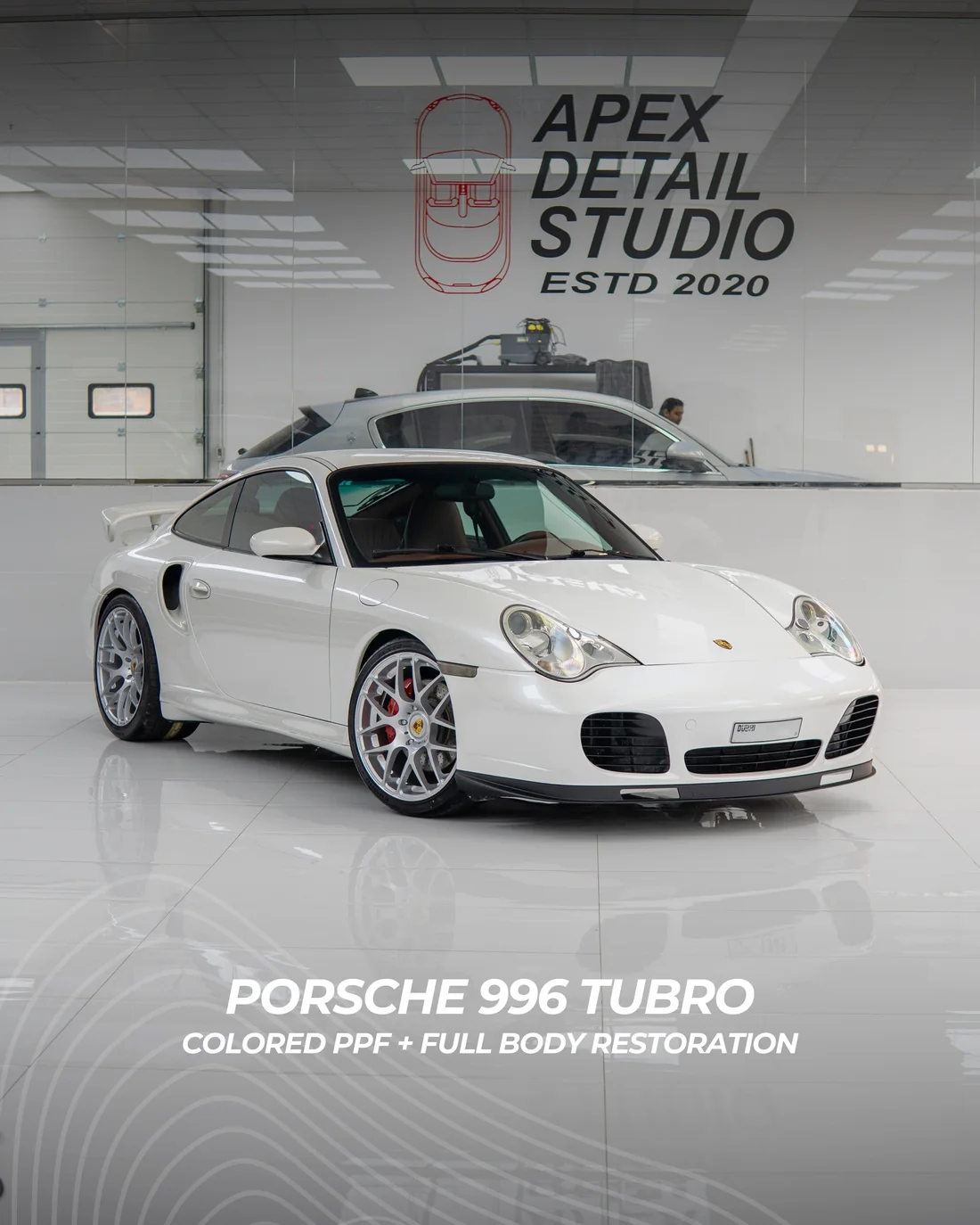 Porsche 996 Turbo Colour PPF and full-body restoration at Apex Detail Studio