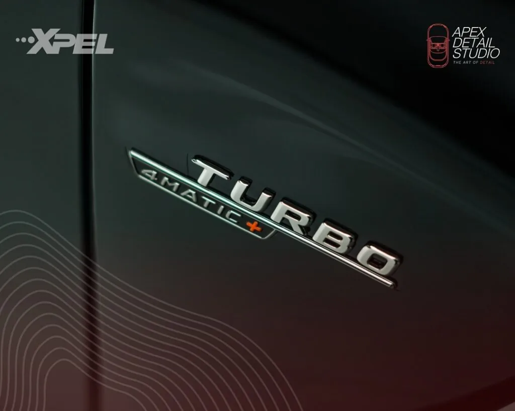 Mercedes-AMG XPEL PPF installation detail at Apex Detail Studio