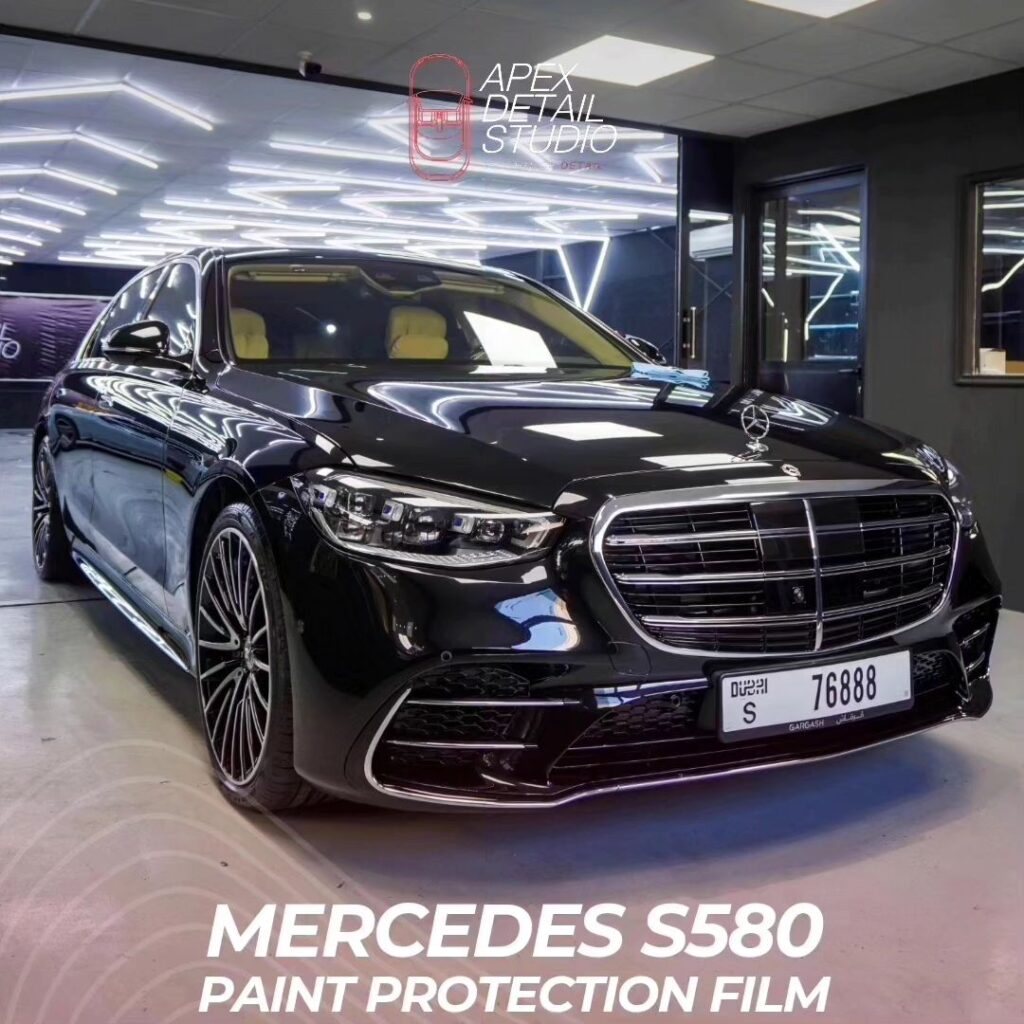 Paint Protection Flim Mercedes S580 Car