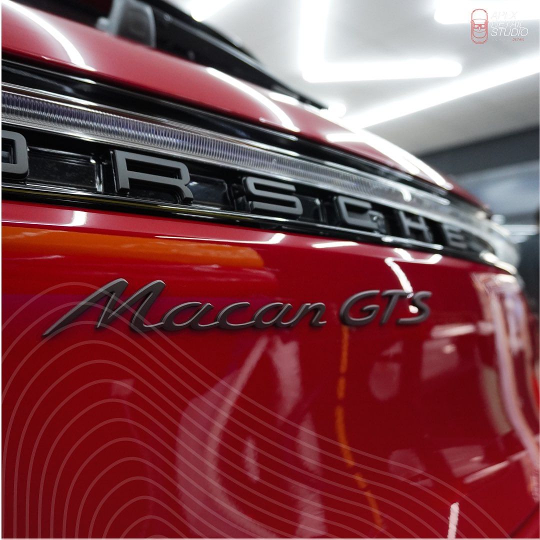 porsche-macan-gts-ppf at Apex Detail Studio Dubai