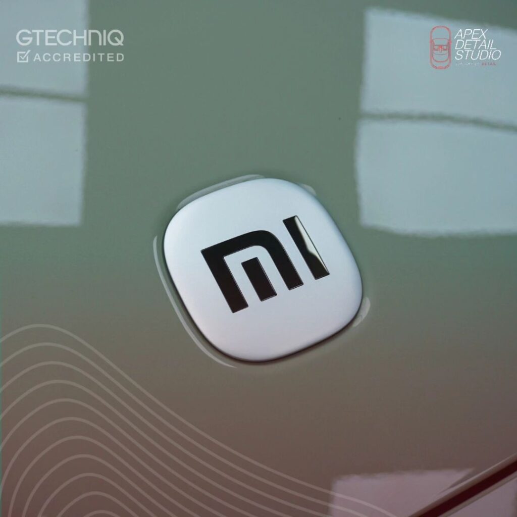 Exclusive Xiaomi SU7 Max, one of just 13 cars in the UAE, using GTECHNIQ'S Crystal Serum Ultra + EXO V5.