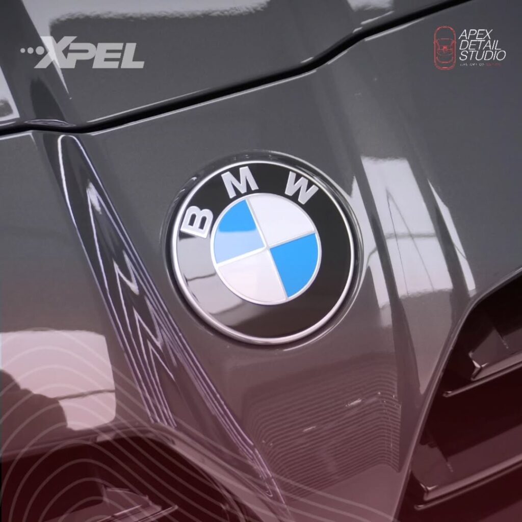 BMW PPF installation process at Apex Detail Studio