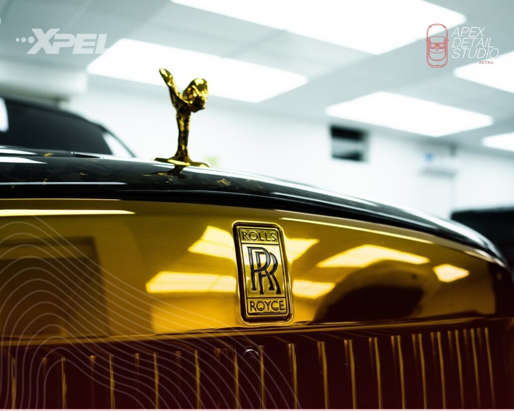 The exquisite Mansory Cullinan Linea D’oro wrapped in XPEL Ultimate Plus Protection Film.