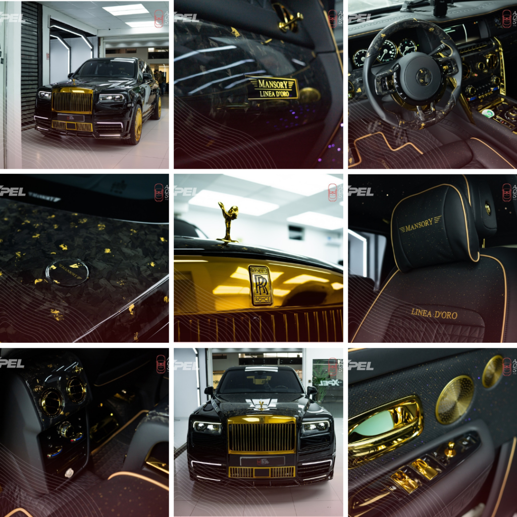 The exquisite Mansory Cullinan Linea D’oro wrapped in XPEL Ultimate Plus Protection Film.