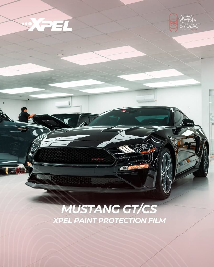 Ford Mustang DarkHorse PPF installation