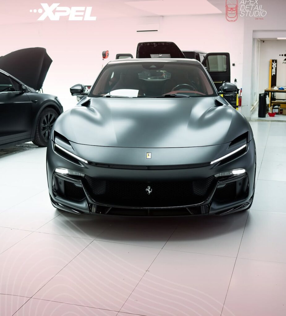 XPEL Stealth PPF installation Ferrari Purosangue