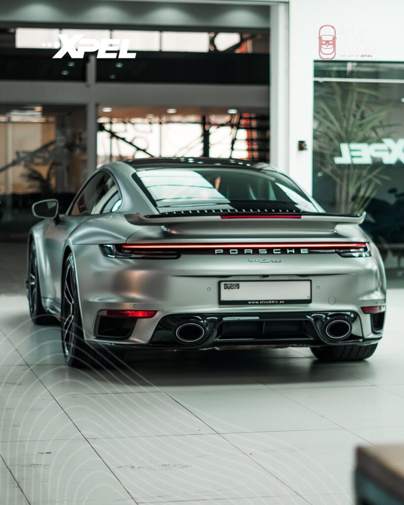 Porsche dry ice cleaning in Dubai