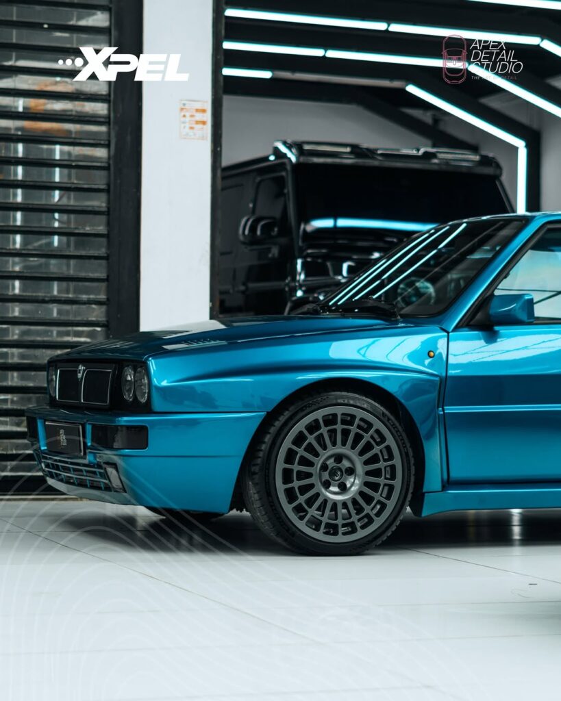 Classic Lancia Delta Integrale exterior detailing at Apex Detail Studio Dubai