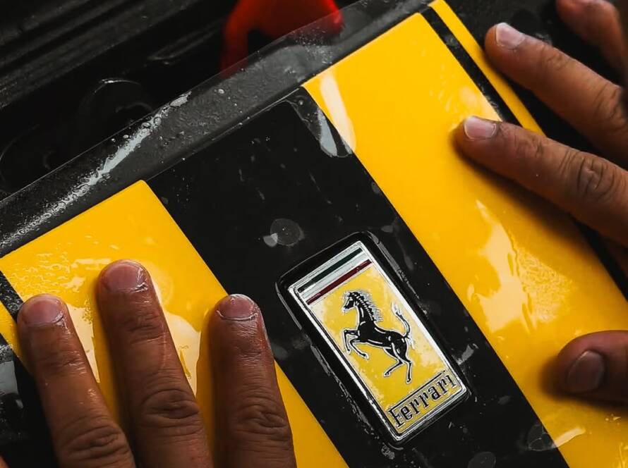 Ferrari 296 GTB PPF installation