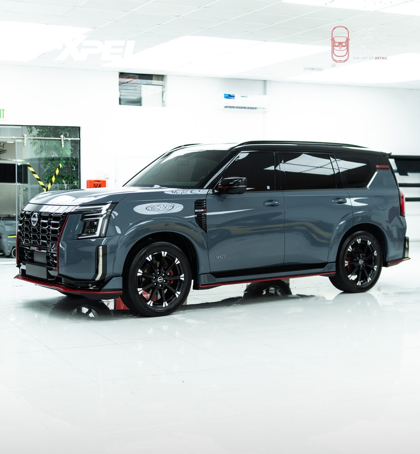 Detailed performance car finish at Apex Detail Studio Dubai
