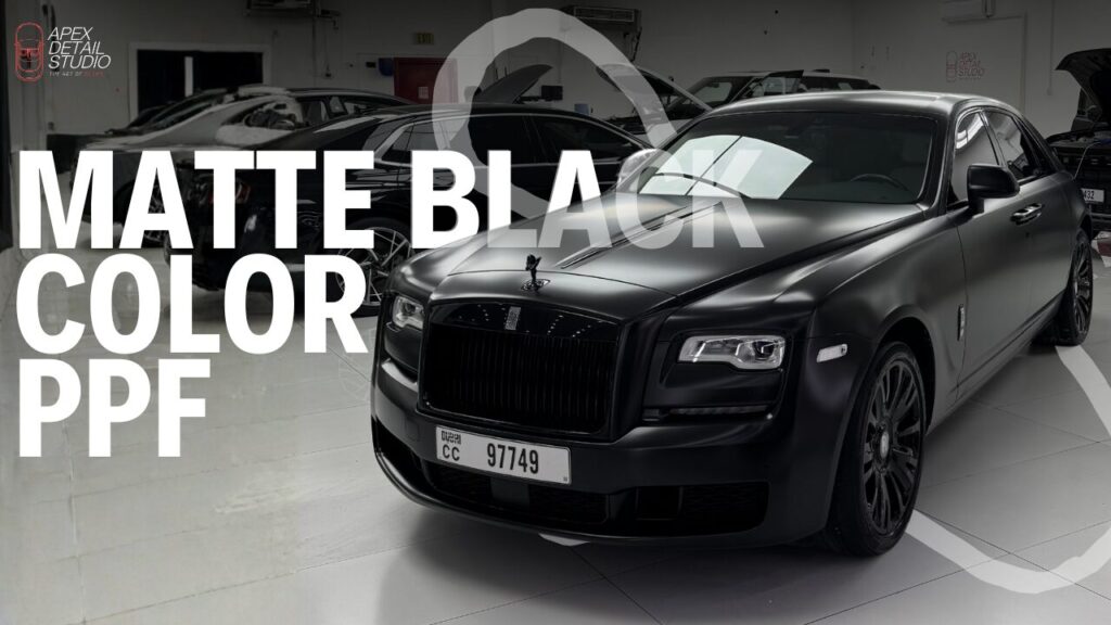 rolls royce color change ppf dubai at Apex Detail Studio Dubai
