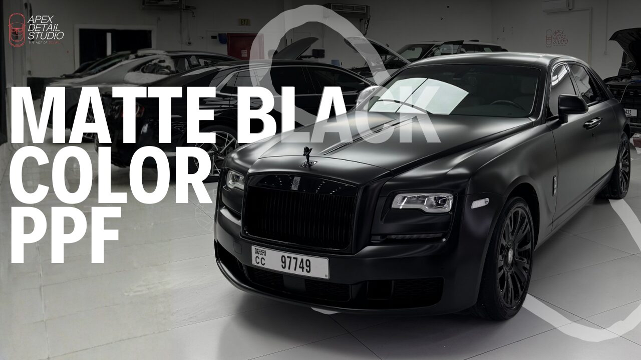 rolls royce color change ppf dubai at Apex Detail Studio Dubai