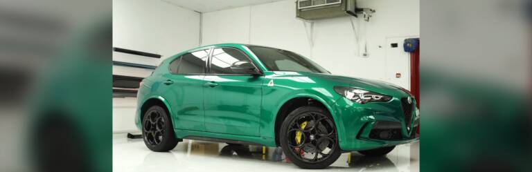 Alfa Romeo Stelvio Quadrifoglio PPF and Window Tint in Dubai