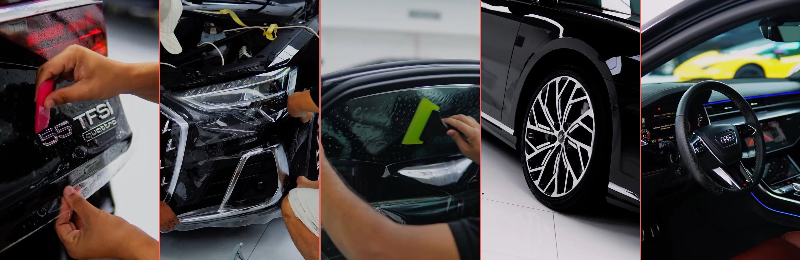 Audi A8 L PPF and Tint in Dubai: Full-Body Protection for a Long-Wheelbase Limousine