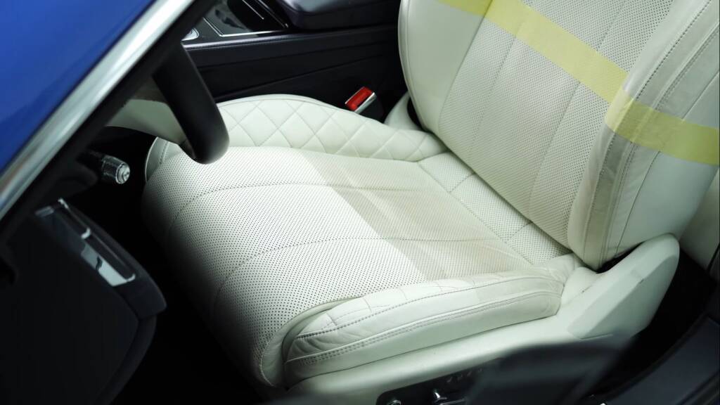 Bentley Continental GT driver seat during detailing