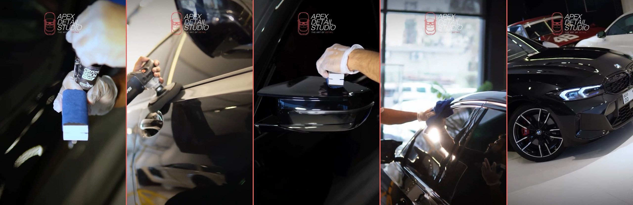 BMW Gtechniq Ceramic Coating in Dubai: Ultra Ceramic on a Black BMW