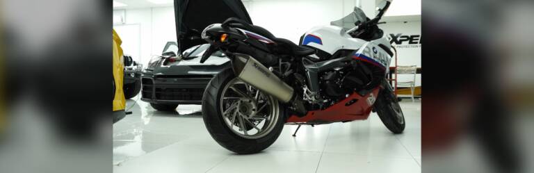 BMW K1300S Ceramic Coating and Detailing in Dubai