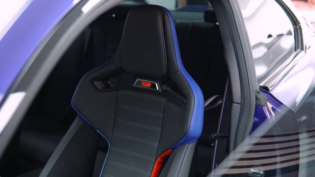 Carbon bucket seat in a BMW M2 CS at Apex Detail Studio
