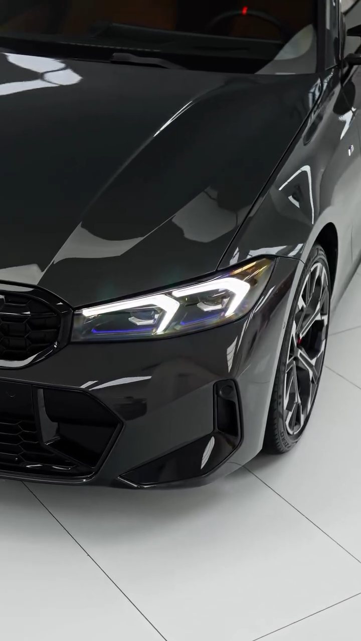 BMW M340i front end after PPF at Apex Detail Studio Dubai