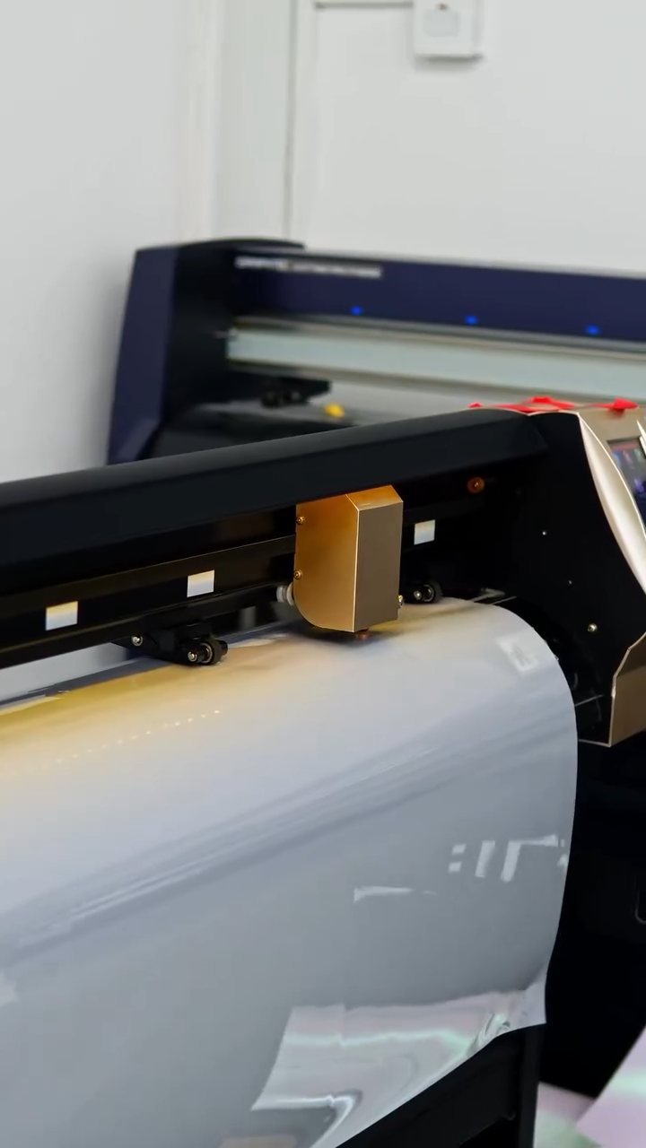 Plotter cutting PPF for the BMW M340i in Dubai