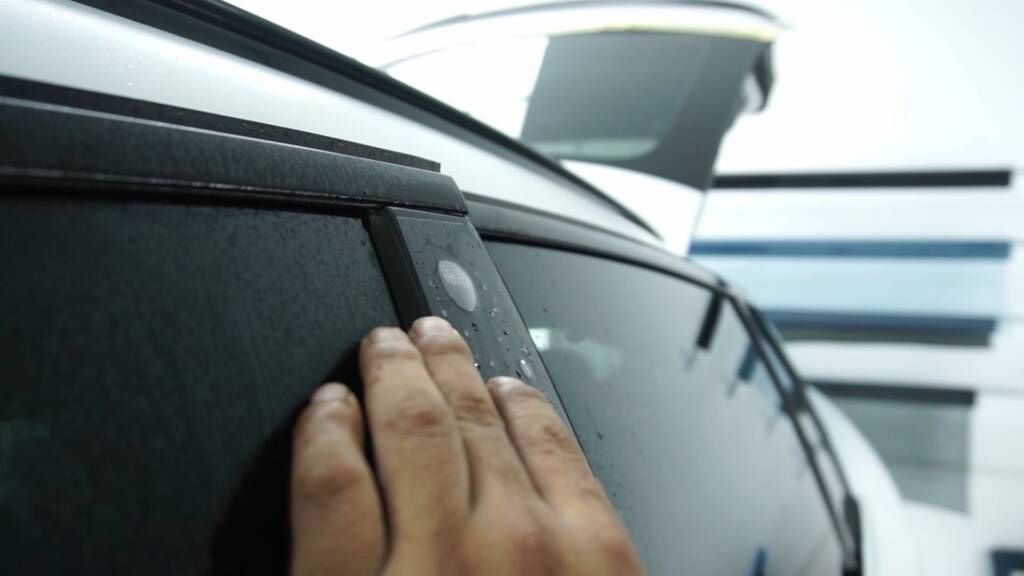 2024 BMW X6 M Competition door edge pressed down under satin PPF at Apex Detail Studio Dubai