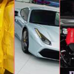 Ferrari 488 GTB Dry Ice Cleaning and Caliper Paint in Dubai