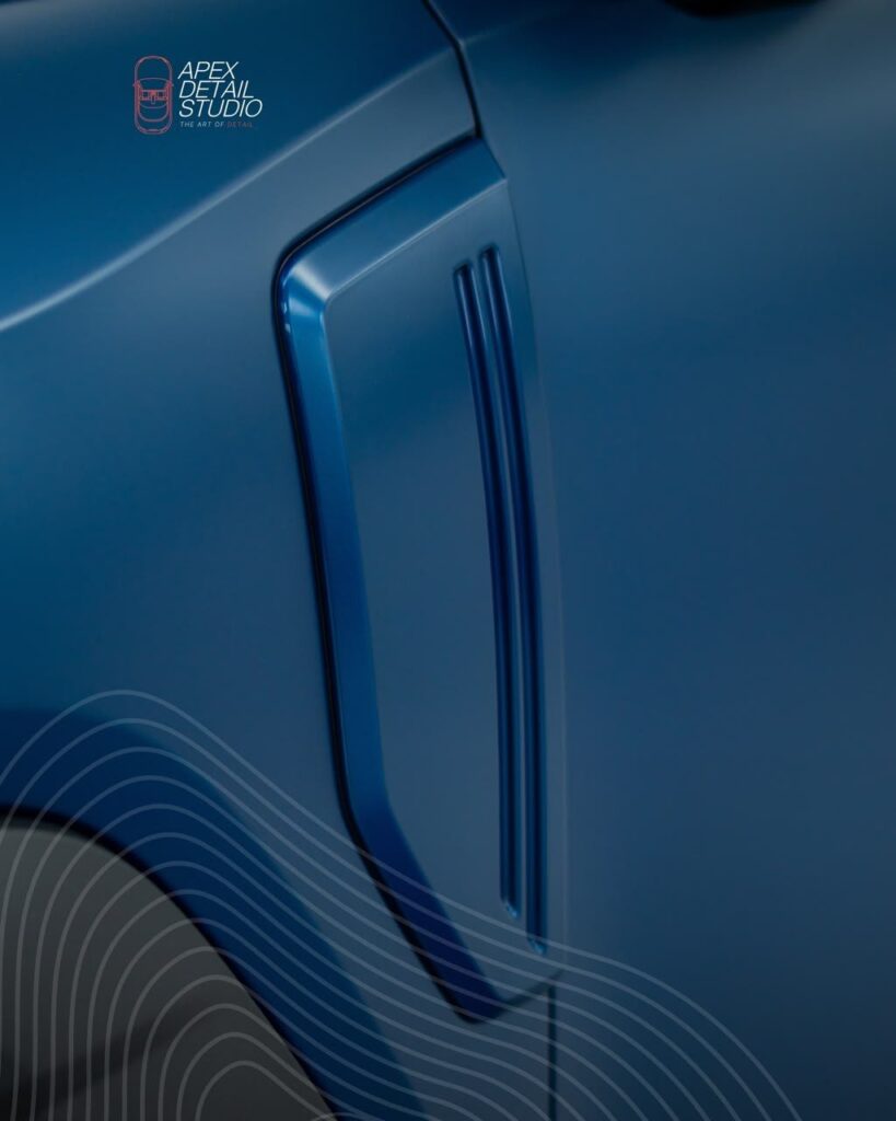Jetour G700 side vent detail under matte paint protection film