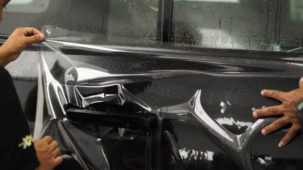 Jetour G700 grille area paint protection film installation