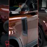 Land Rover Defender Color Change PPF in Dubai: Black to Sedona Red Colour PPF