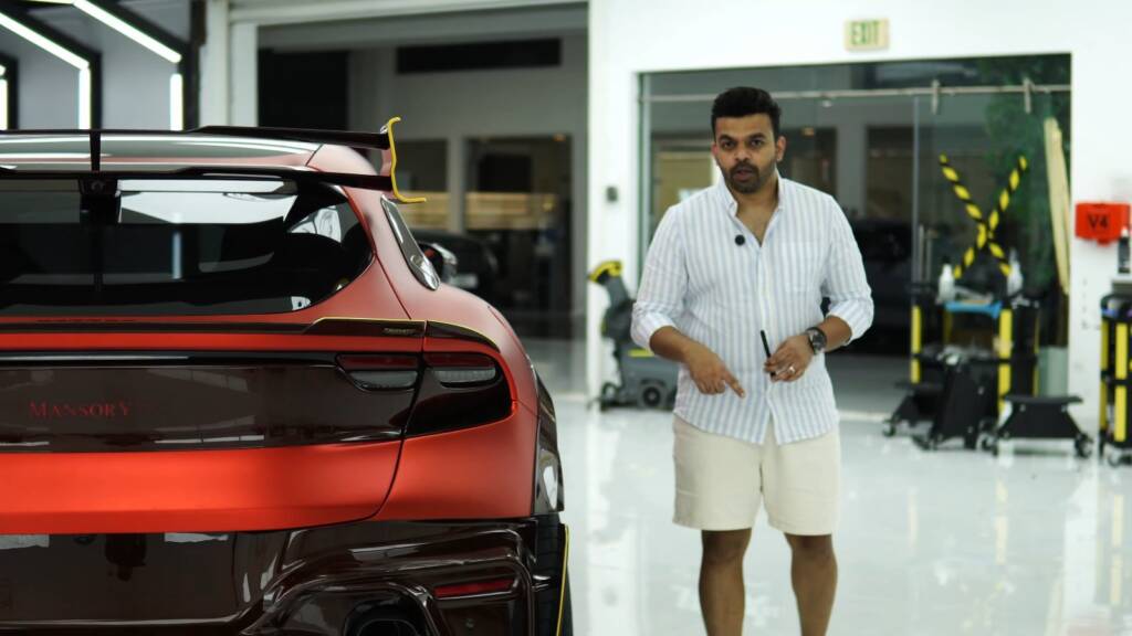 Walkround of the Mansory Pugnator rear wing before PPF