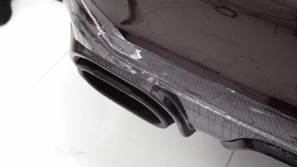 Brabus carbon diffuser and exhaust on a Maybach S680