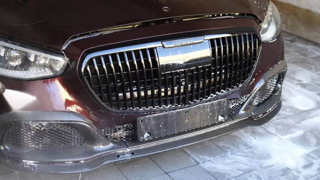 Maybach S680 Brabus front after washing