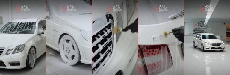 Mercedes-AMG E63 Detailing in Dubai: From First Rinse and Foam to Final Finish