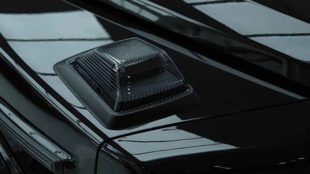 Mercedes-AMG G63 carbon indicator housing after PPF
