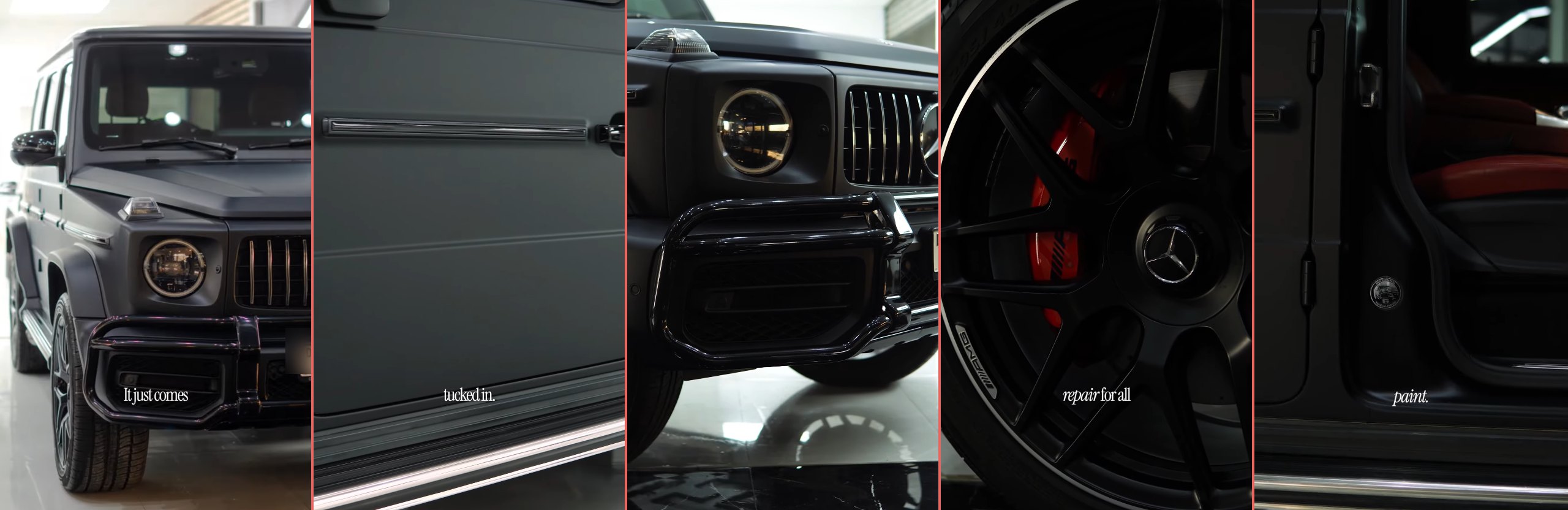 Mercedes-AMG G63 Colour Change PPF in Dubai: White to Satin Black