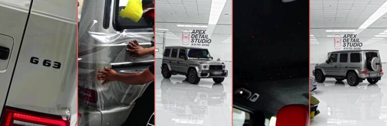 Mercedes-AMG G63 Full PPF and Starlight Headliner in Dubai