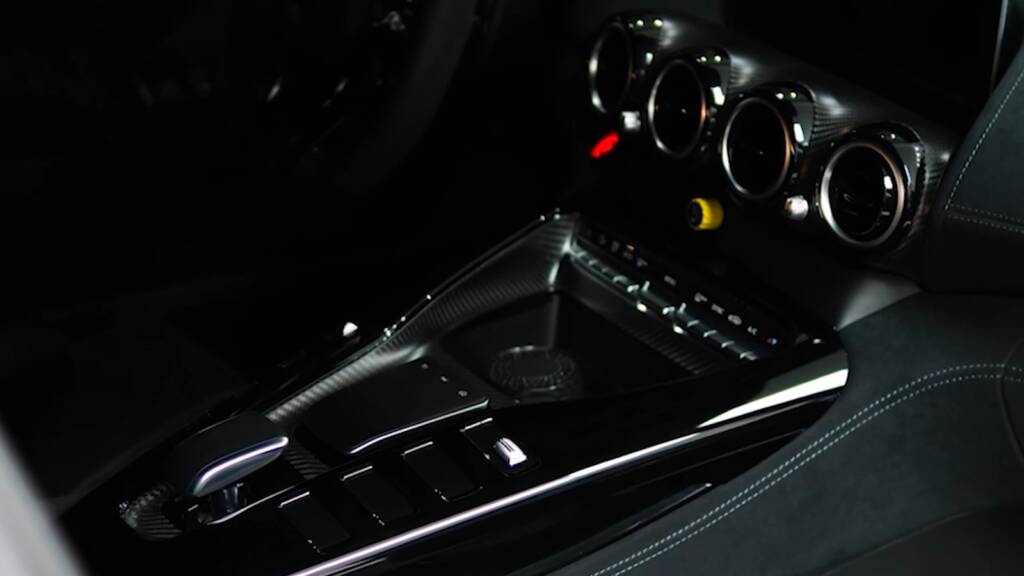 Finished interior of a Mercedes-AMG GT Black Series