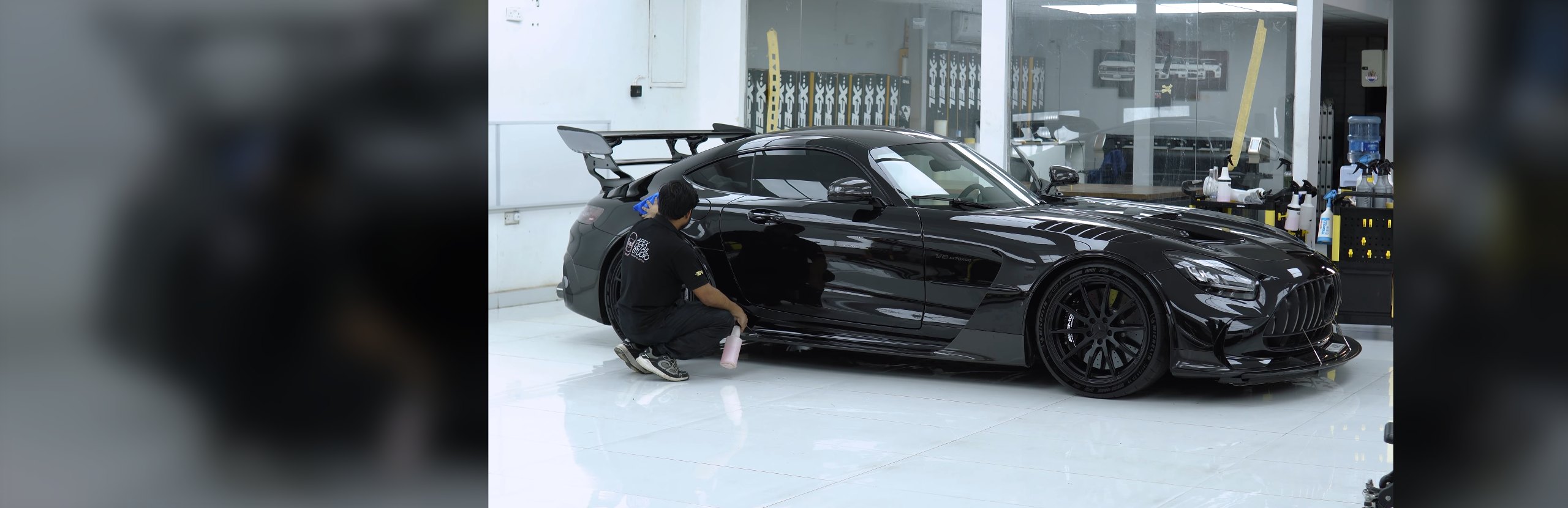 Mercedes-AMG GT Black Series in Dubai: Full PPF, Window Tint and Detail