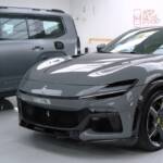 Ferrari Purosangue and Audi RS6 in Nardo Grey Colour PPF: Two Cars, One Vision