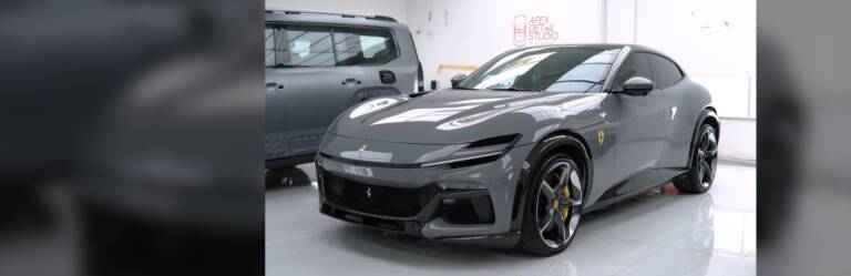 Ferrari Purosangue and Audi RS6 in Nardo Grey Colour PPF: Two Cars, One Vision