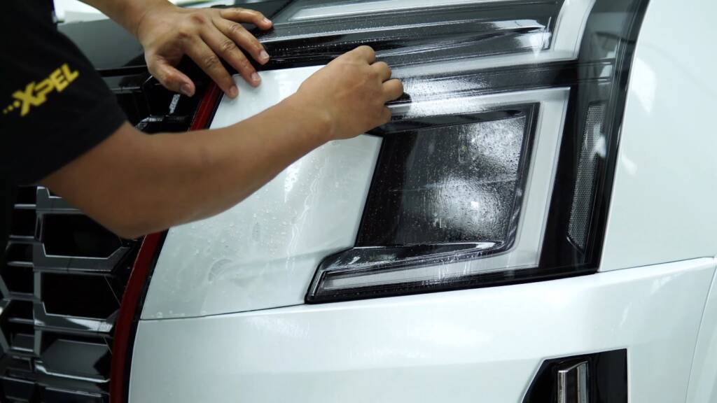 PPF on a Nissan Patrol Nismo headlight