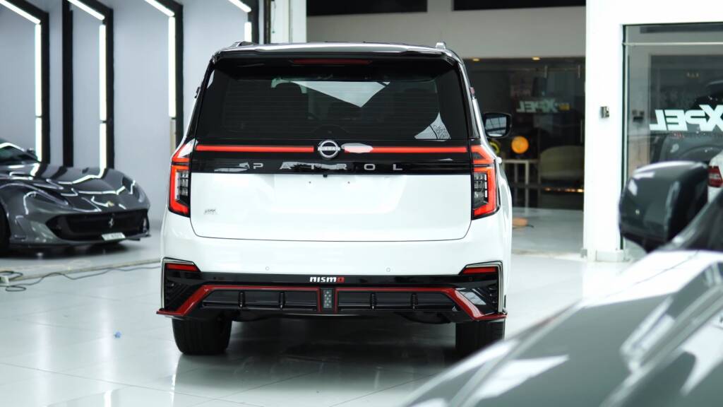 Nissan Patrol Nismo rear after full body PPF at Apex