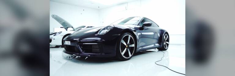 Viola Metallic Porsche 911 Carrera Premium PPF in Dubai