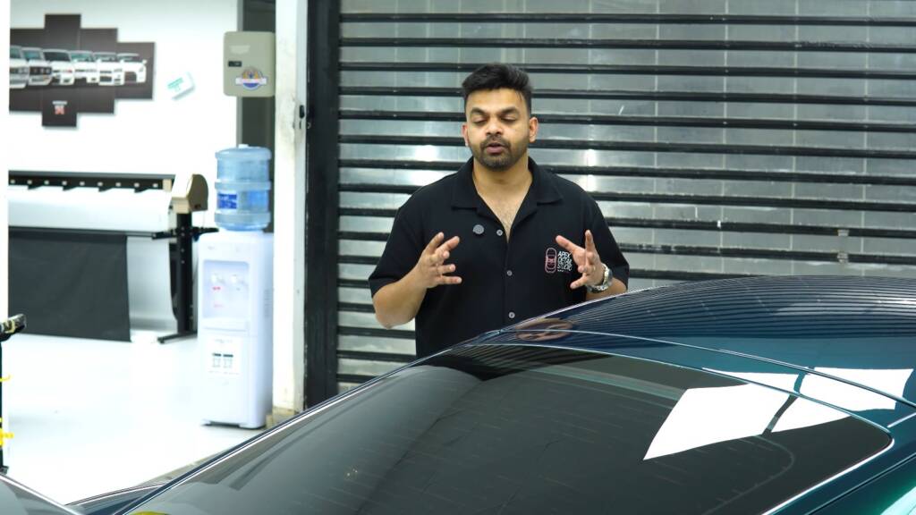 Reveal of a Porsche Cayman GT4 colour change at Apex Detail Studio